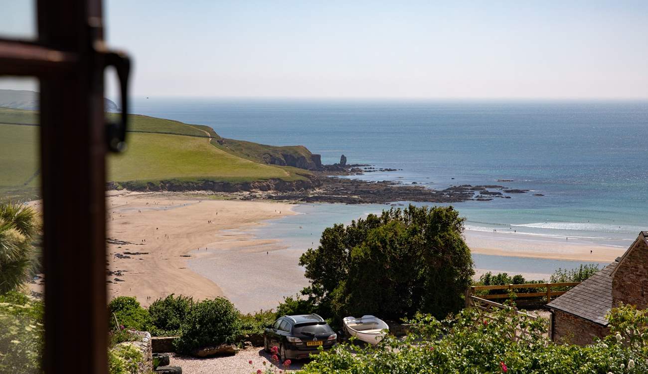 Stunning views out from the living area at Ferrycombe, simply stunning.