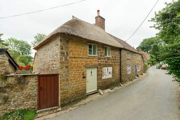The gorgeous sandstone is a sure sign you're in Dorset.