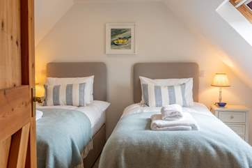 Bedroom 2 can be set up as a super-king double or twin beds.