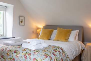 The king-size bedroom.