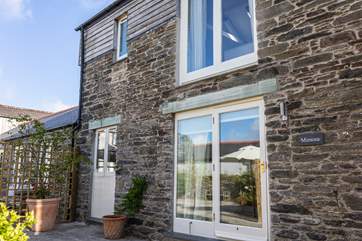 Mimosa is a two -storey barn next door to Samphire.