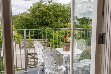 Enjoy your morning coffee on the slate roof terrace watching the sunrise.