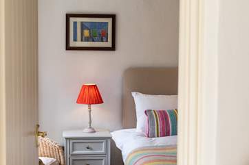 There are beautiful throws, cushions and soft furnishings throughout.