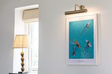 The walls are full of fabulous local artwork.