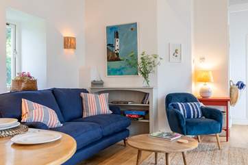 The open plan living-room.
