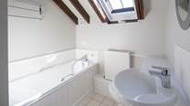 Bathroom number two on the third floor.