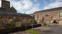 5 Mill Barn is nestled in this beautiful courtyard.
