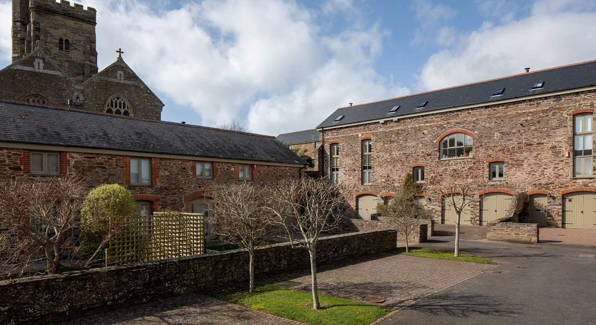 5 Mill Barn is nestled in this beautiful courtyard.