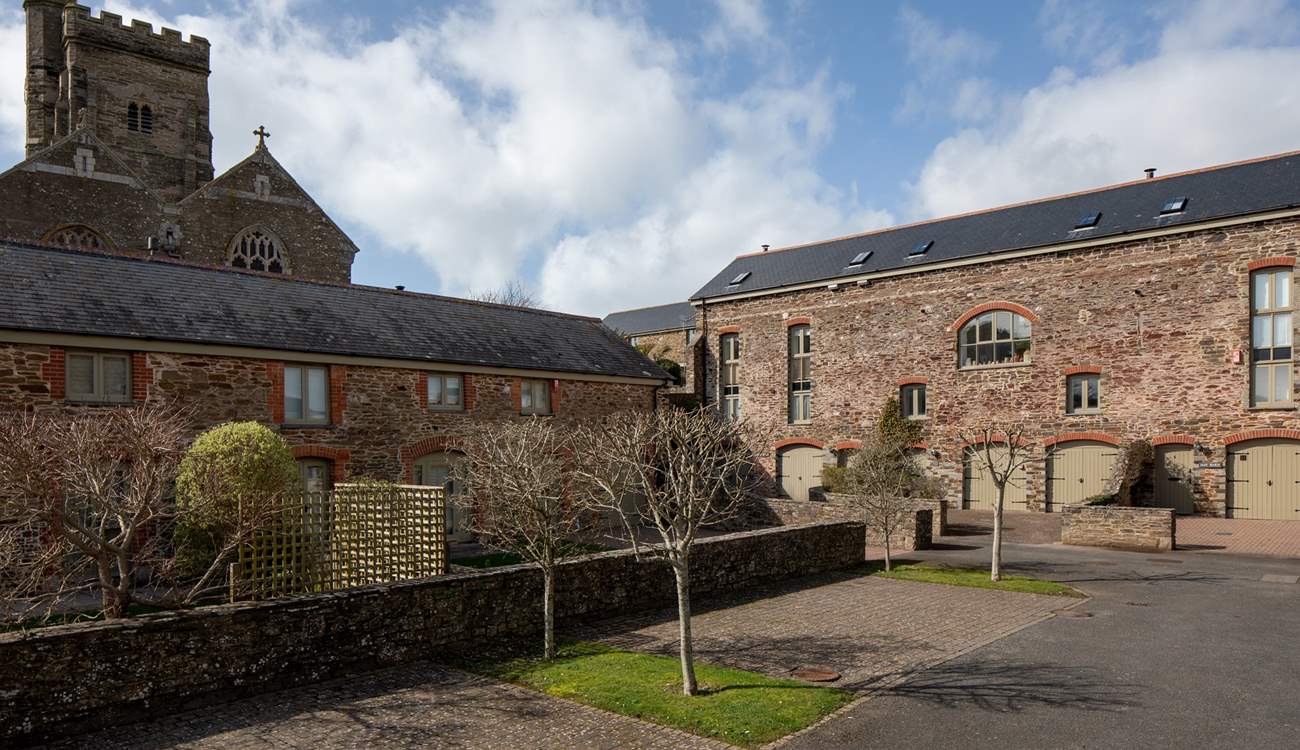 5 Mill Barn is nestled in this beautiful courtyard.
