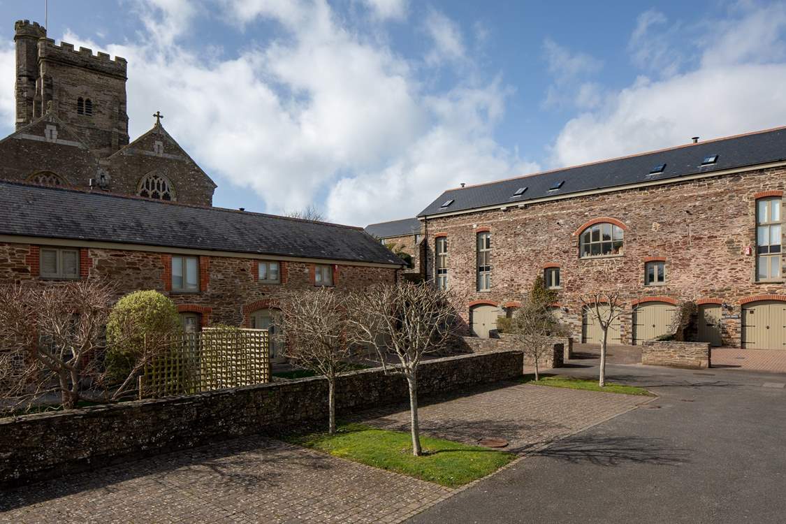 5 Mill Barn is nestled in this beautiful courtyard.