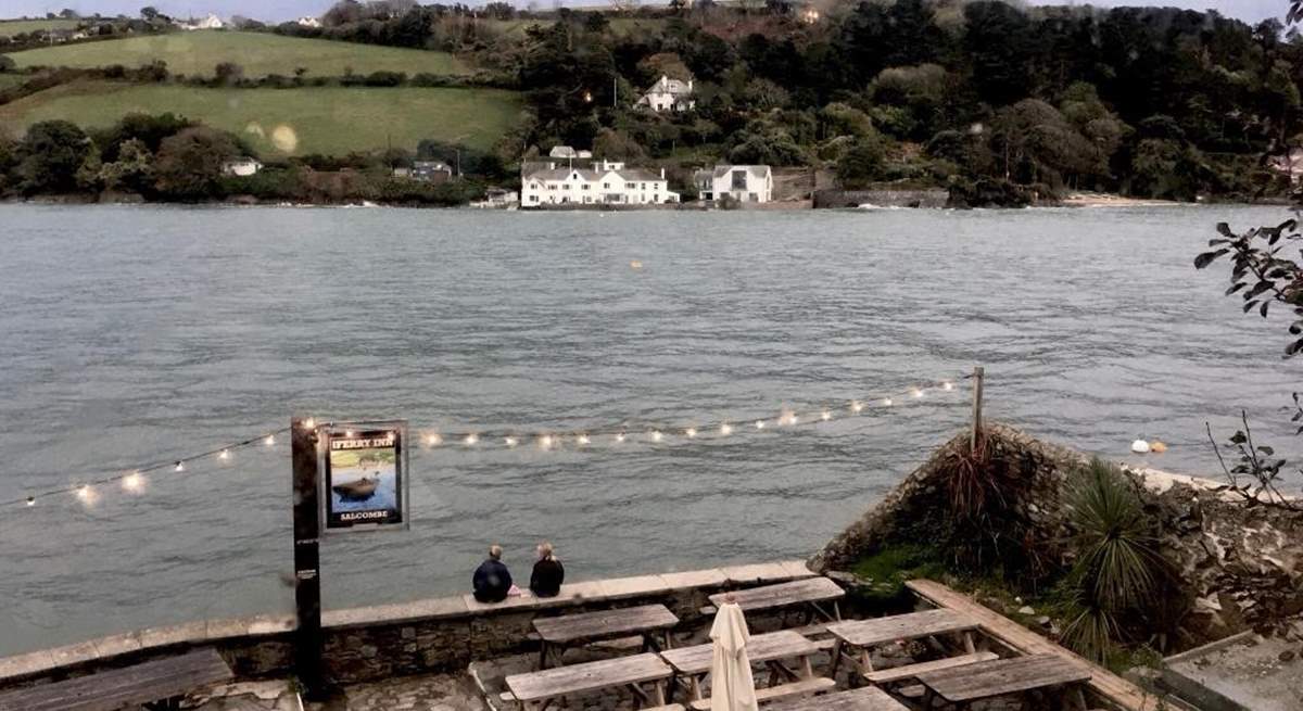 Can you picture yourself enjoying a glass of something tasty, sitting watching the world go by from this welcoming Salcombe watering hole.