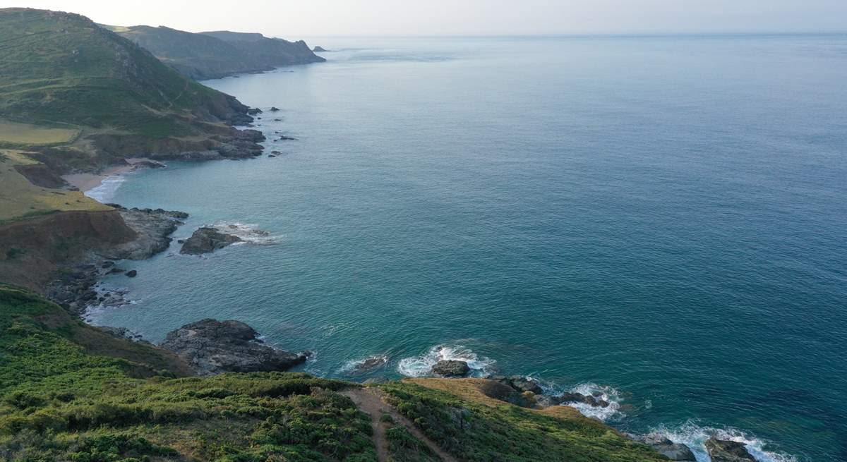 Breathtaking coastline views can be enjoyed from almost every point on the South West Coastal Path. Simply wow!