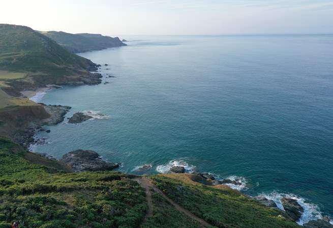 Breathtaking coastline views can be enjoyed from almost every point on the South West Coastal Path. Simply wow!