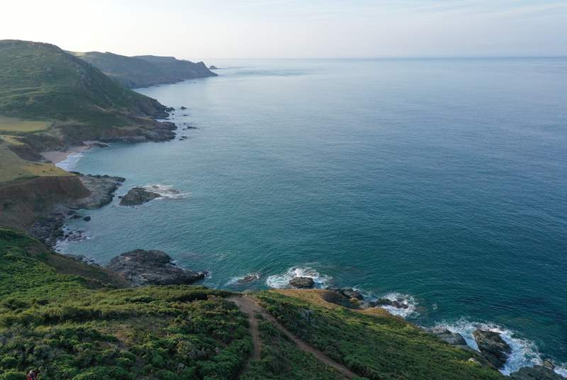 Breathtaking coastline views can be enjoyed from almost every point on the South West Coastal Path. Simply wow!
