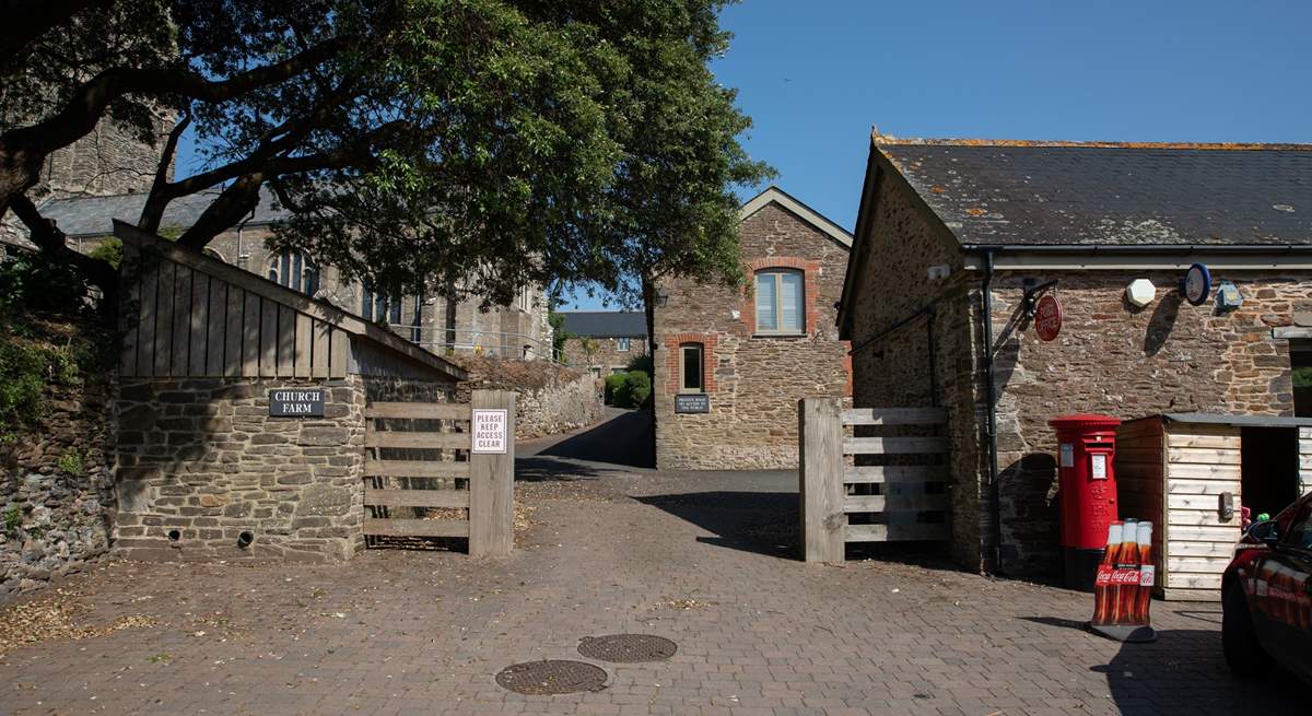 Just past the local Post Office and village store you will find the entrance to Church Farm. Follow your nose around to 5 Mill Barn and prepare to be wowed.