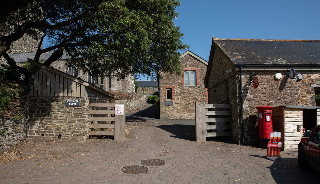 Just past the local Post Office and village store you will find the entrance to Church Farm. Follow your nose around to 5 Mill Barn and prepare to be wowed.
