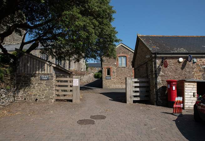 Just past the local Post Office and village store you will find the entrance to Church Farm. Follow your nose around to 5 Mill Barn and prepare to be wowed.