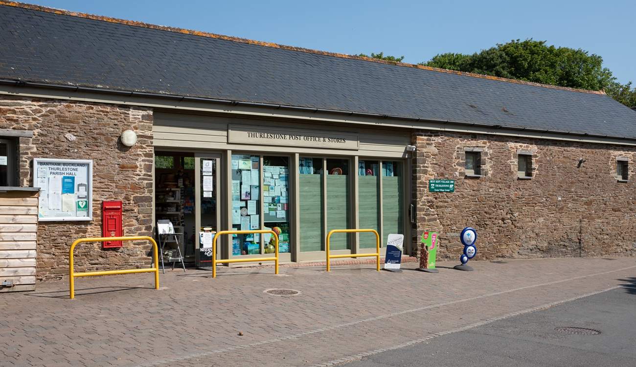 The local Post Office and village store is right on your doorstep.
