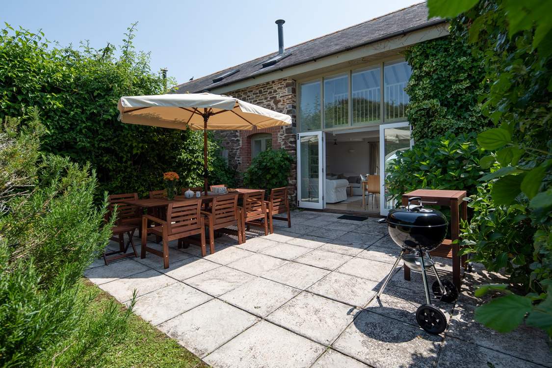 Dining al fresco is a real treat.