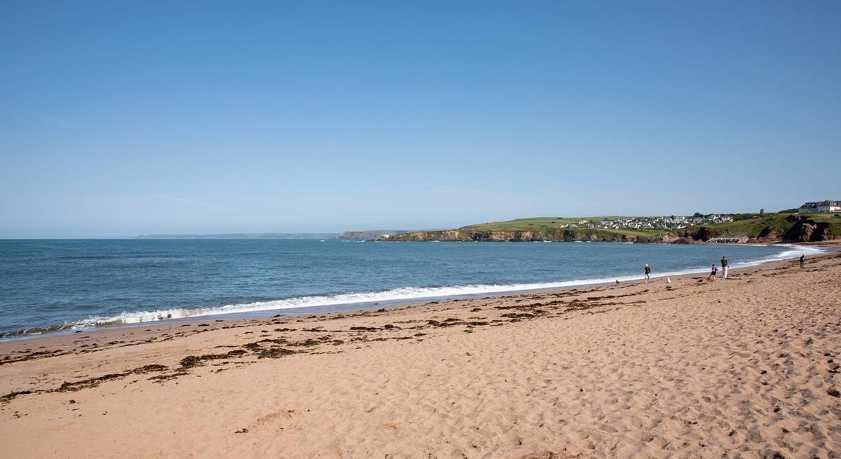 The beautiful South Milton Sands. Just one of the many glorious beaches right on your doorstep.