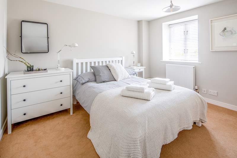 One of the many beautifully decorated bedrooms (bedroom 1). Light, airy and spacious.