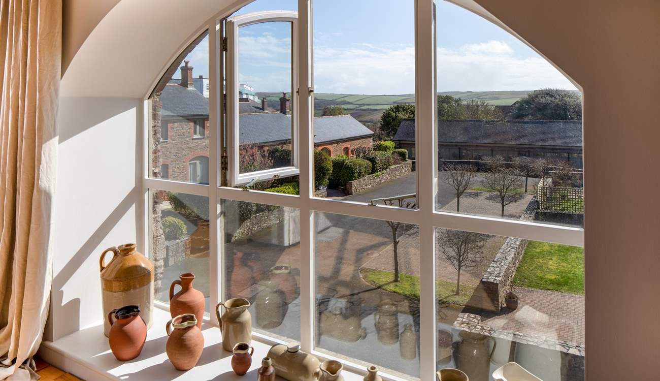 What a stunning view out over the rolling countryside.