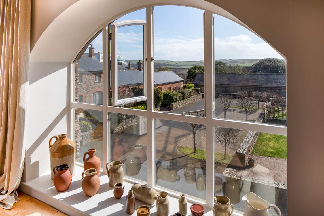 What a stunning view out over the rolling countryside.