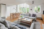 Great open plan living space which opens directly onto the patio and garden.
