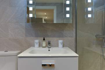 The modern shower-room.
