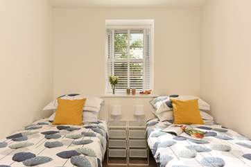 Bedroom 2 can be made up to be either be a twin or super-king.