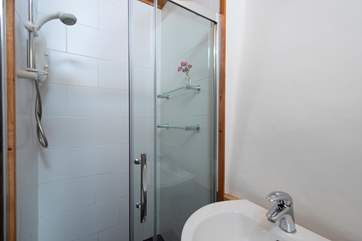 The shower-room.