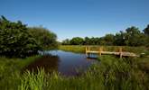 There is a fabulous lake on site, with a pontoon, which you are explore and try out some wild swimming.  - Thumbnail Image