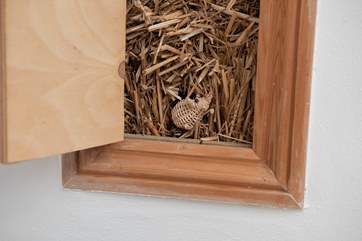 Will you spot the sweet little straw mouse?