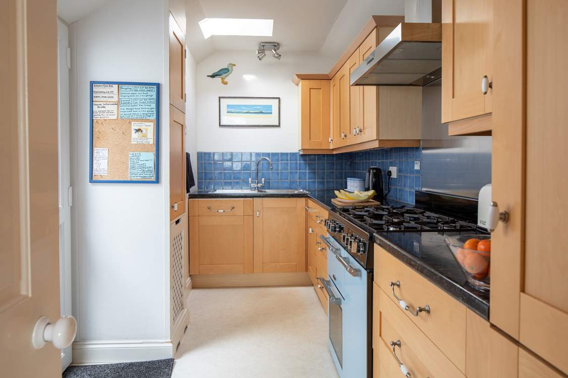 The kitchen is fully equipped with everything you could need.