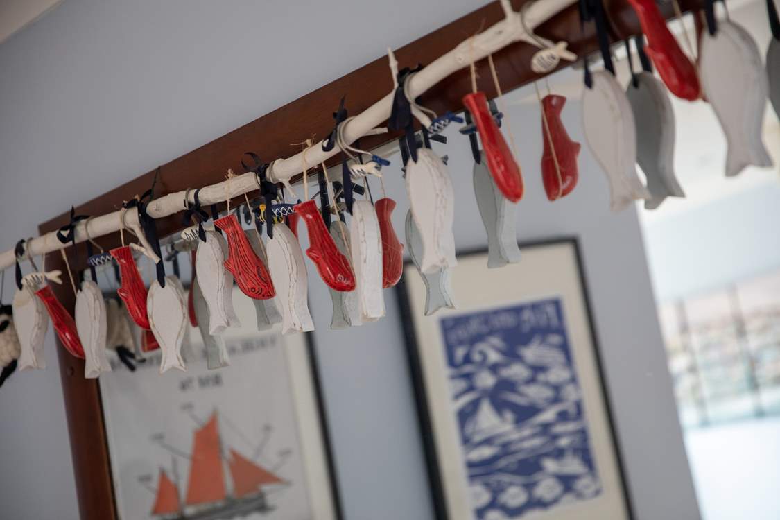 Colourful decor throughout.