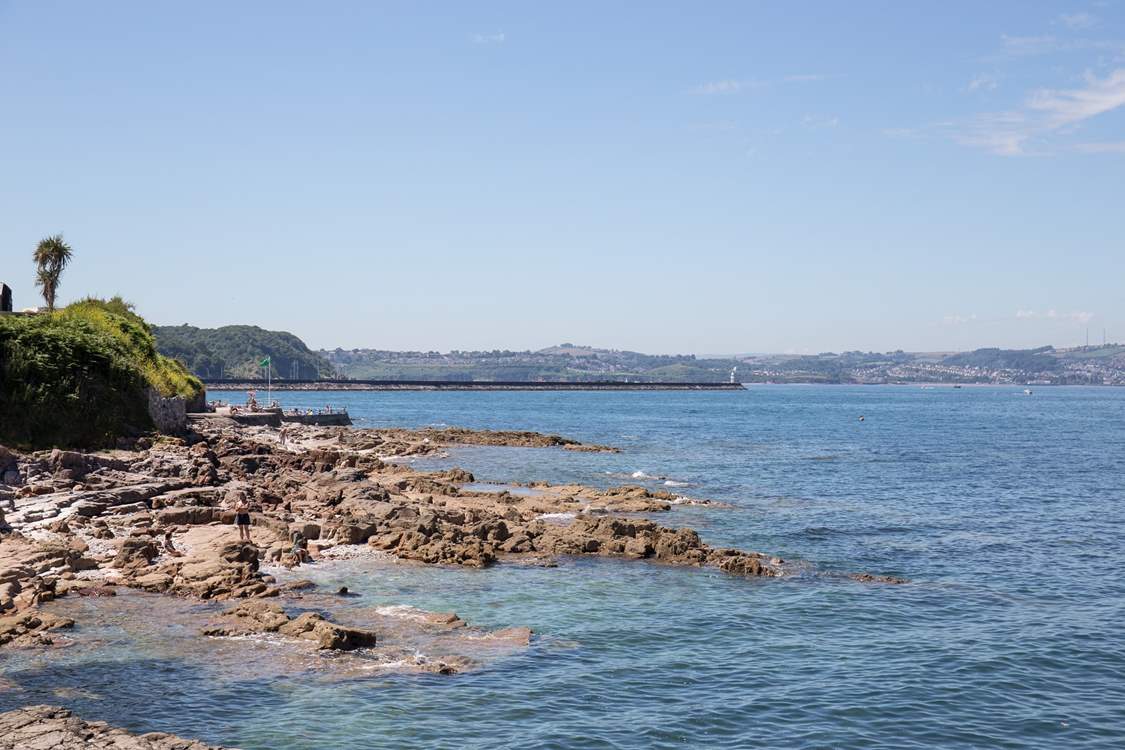 Taking a stroll along the coastline will treat you to views like these (which was snapped from The Berry Head Hotel).