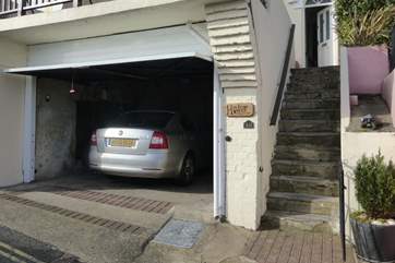 Steps leading up to the front door of Harbour Watch.