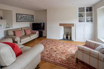 The sitting-room is a great place for relaxing and snuggling up after a hard day playing.