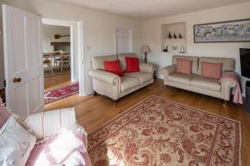 Spacious and comfortable sitting-room.