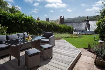 What fabulous views from the top of the garden.