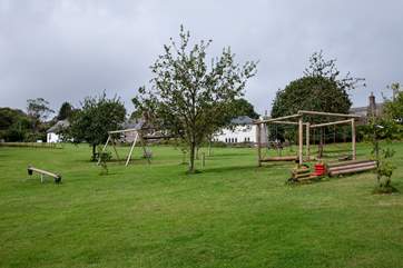 Just across the way from you is this fabulous park and play area. Perfect for the little ones. You can actually catch a glimpse of Rose Cottage in the background.