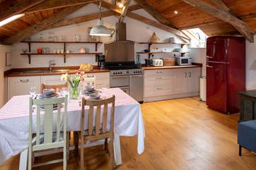 Kitchen and dining area.
