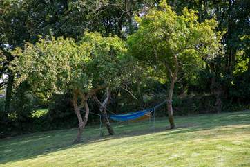 Two hammocks are available to complement the perfect lazy day.