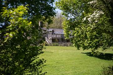 Fern Barn basking in the sun.