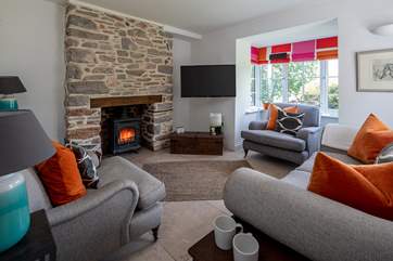 The sitting-room.