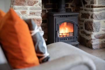 The glowing wood-burner is stunning, especially on those chillier nights.