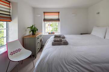 King-size bed to snuggle up in.