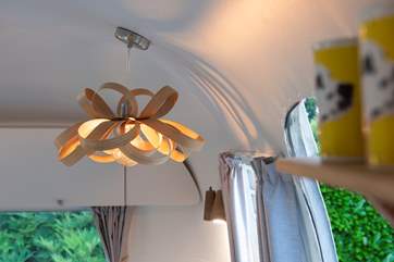 The Airstream has been furnished with thought to the very last detail (by an interior designer, no less!).