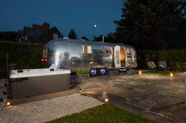 The Airstream in all its glory.