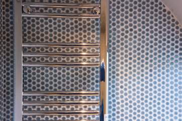 There's a heated towel rail too.